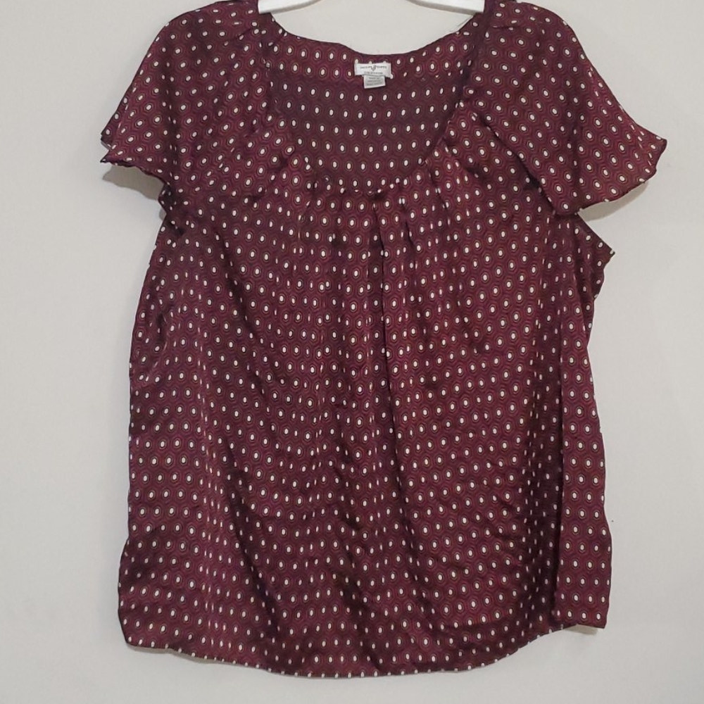 Jaclyn Smith Collection silky soft dress top
